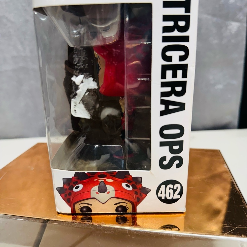 Funko Fortnite Tricera Ops Figure in Red and Black - Picture 4 of 7